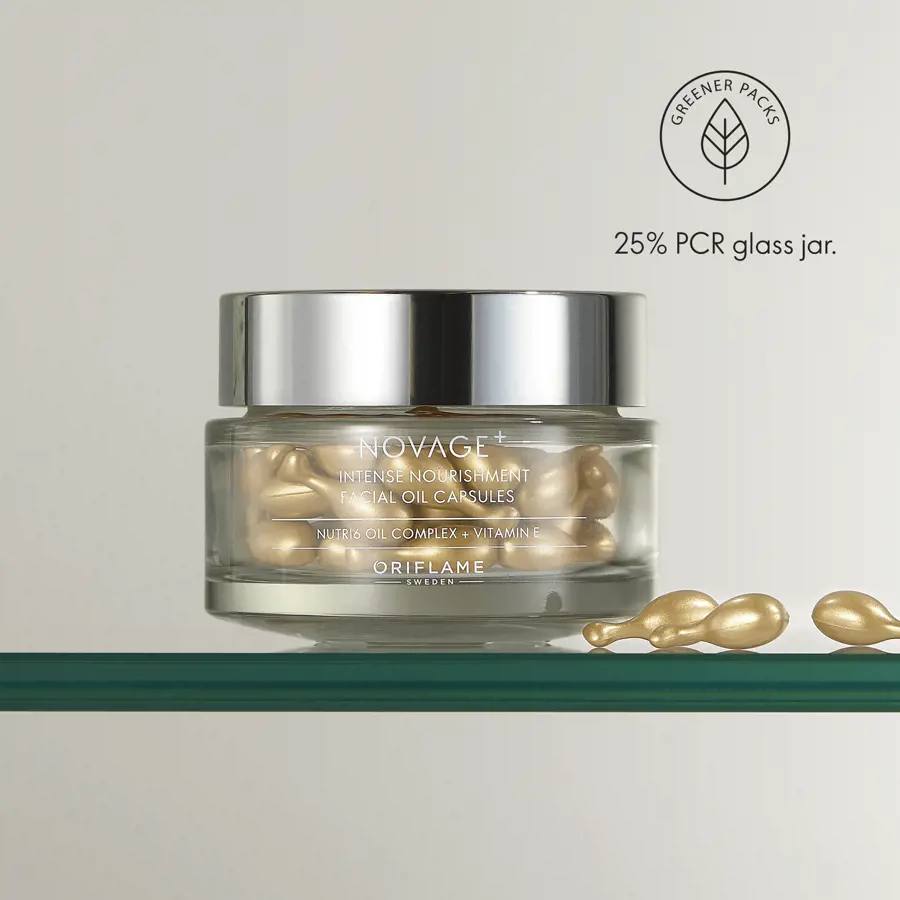 کپسول های روغنی مغذی و آبرسان صورت و گردن نوویج پلاس