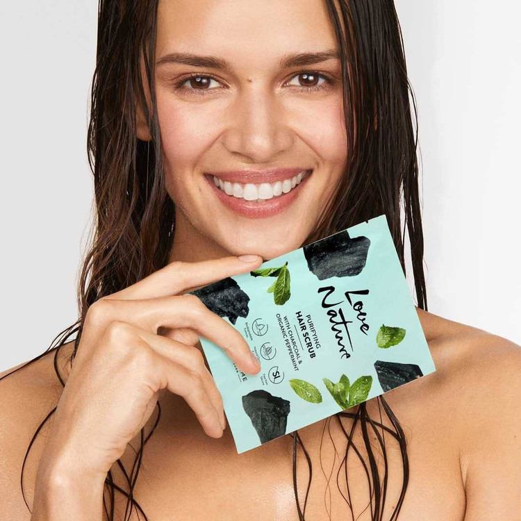 اسکراب مو زغال و نعنا لاونیچر