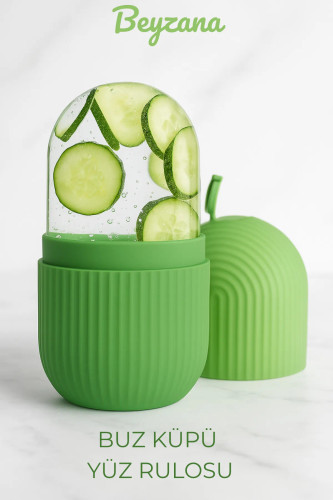 دستگاه ماساژ صورت، چشم و گردن با قالب یخ سیلیکونی